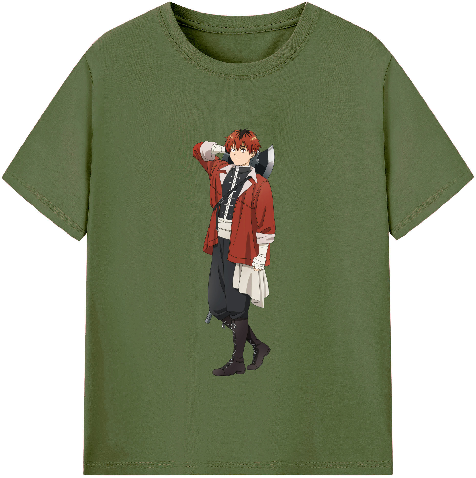 （画像用） 葬送のフリーレン Frieren 綿100％半袖Tシャツ（フロントプリント）